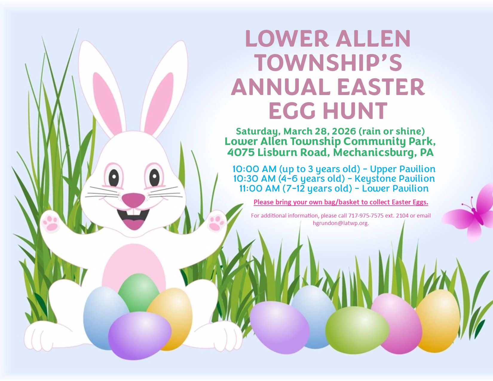 2026 Egg Hunt Flyer